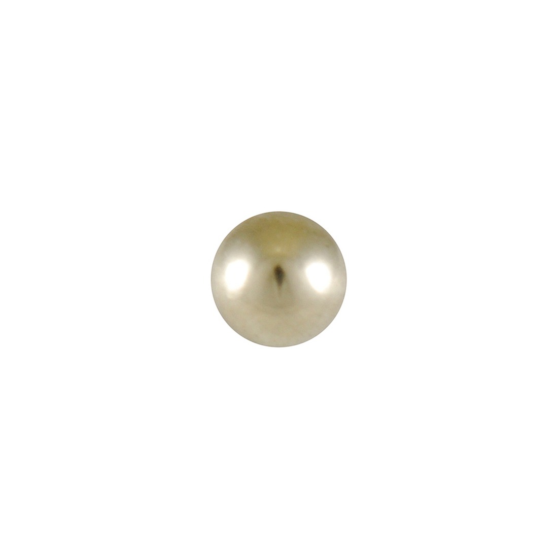 Ball - Titanium Polished (Gold Color) | Nose Piercing Studs | Ladies Stylish Nose Pins with Instrument | Medisept